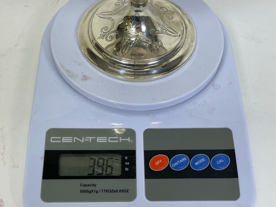 Shreve & Co San Francisco Sterling Silver Footed Wine Cooler Vase 7W X 7H 396g $272 Melt Value [Photo 17]