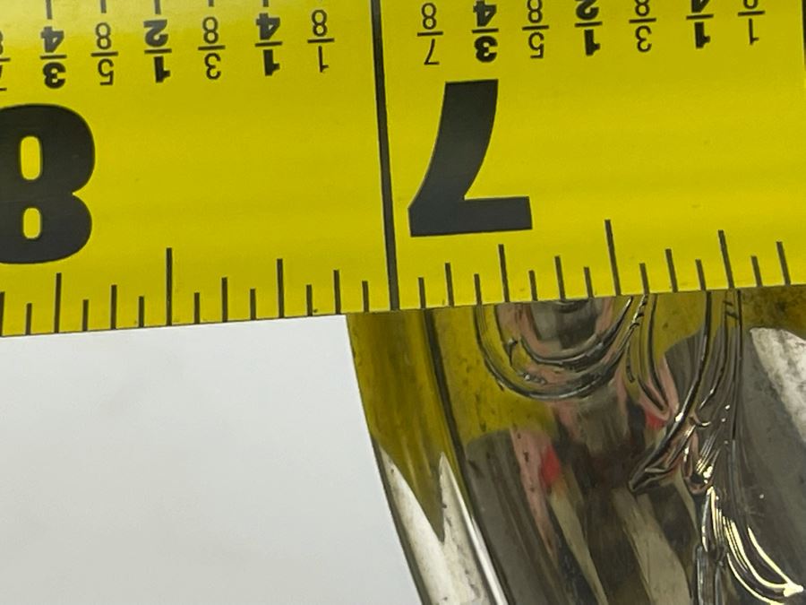 Shreve & Co San Francisco Sterling Silver Footed Wine Cooler Vase 7W X 7H 396g $272 Melt Value [Photo 15]