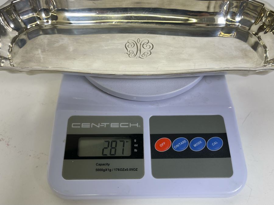 Sterling Silver Tray 11.75W X 4.5W X 1H 287g $197 [Photo 11]