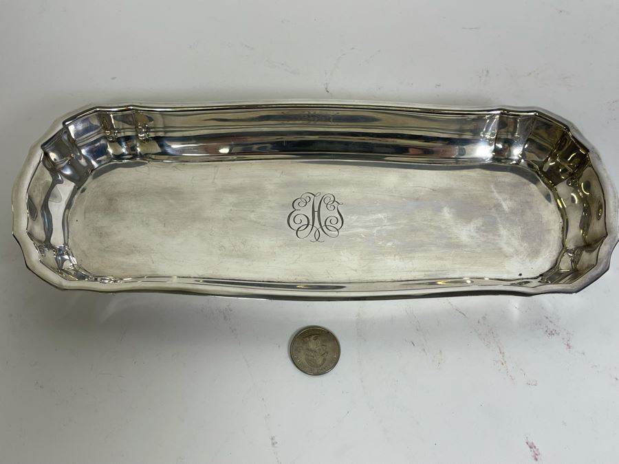 Sterling Silver Tray 11.75W X 4.5W X 1H 287g $197 [Photo 8]