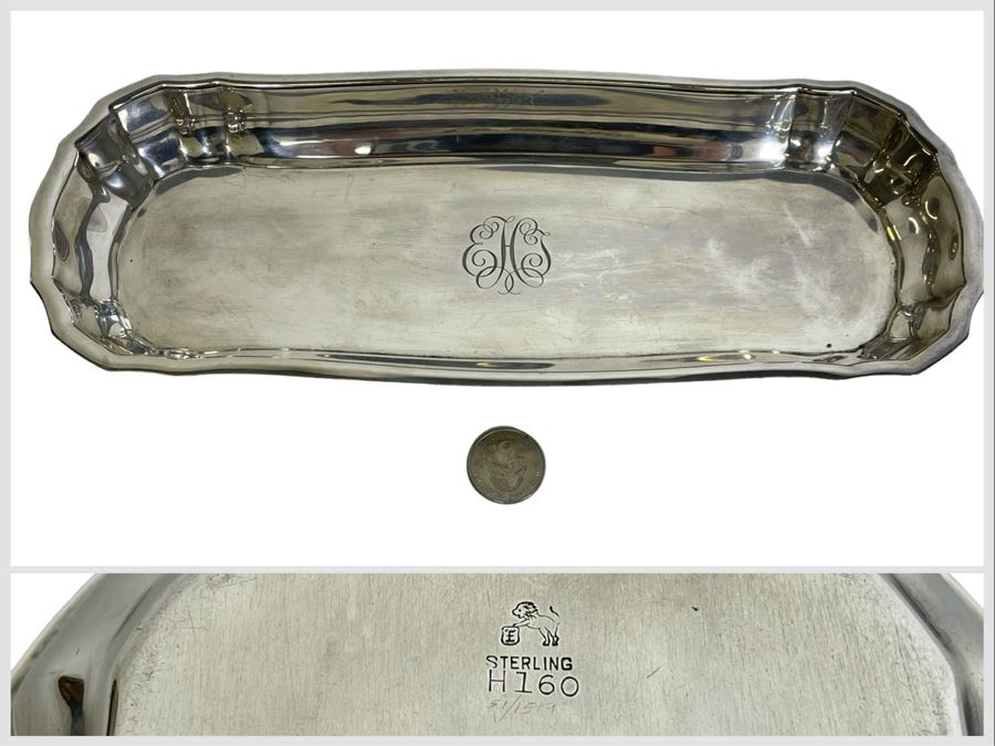 Sterling Silver Tray 11.75W X 4.5W X 1H 287g $197