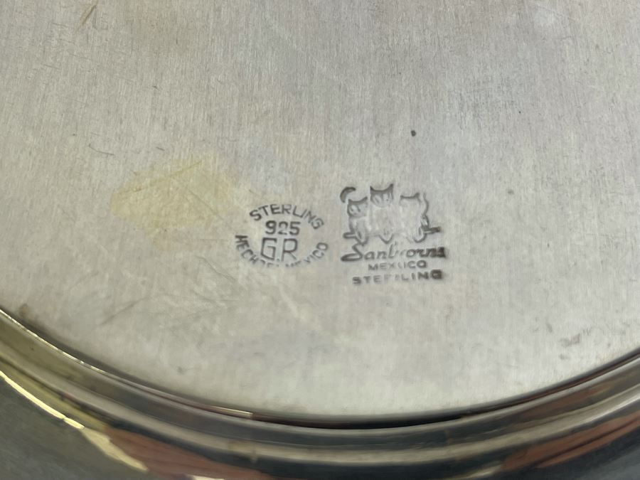 Sterling Silver 6.75' Dish Sanborns Mexican 236g $162 Melt Value [Photo 11]