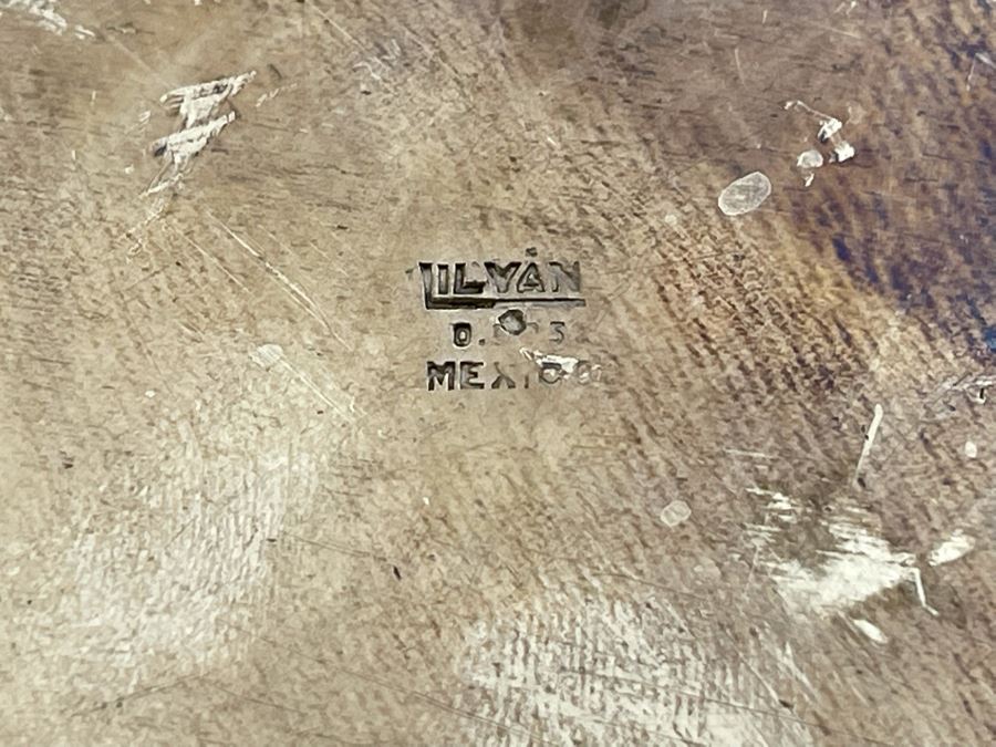 Lilyan Sterling Silver 7' Dish Mexican 223g $153 Melt Value [Photo 11]