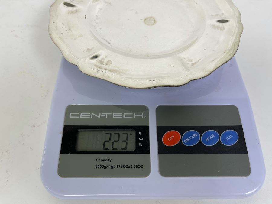 Lilyan Sterling Silver 7' Dish Mexican 223g $153 Melt Value [Photo 13]