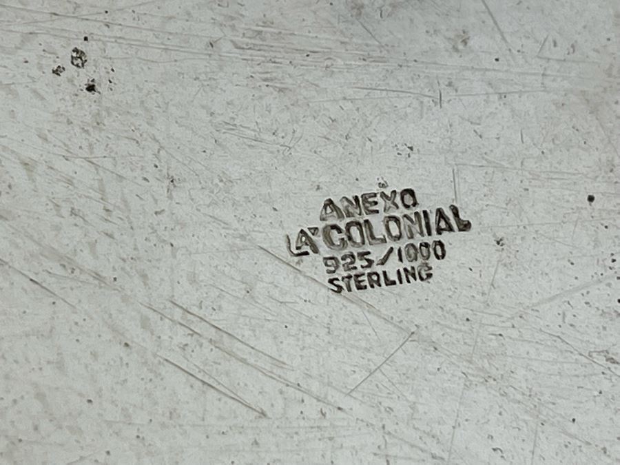 La Colonial Sterling Silver Oval Dish 10 X 7 362g $249 Melt Value [Photo 12]