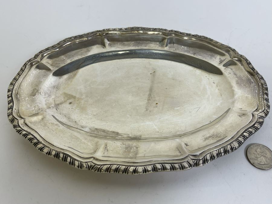 La Colonial Sterling Silver Oval Dish 10 X 7 362g $249 Melt Value [Photo 8]
