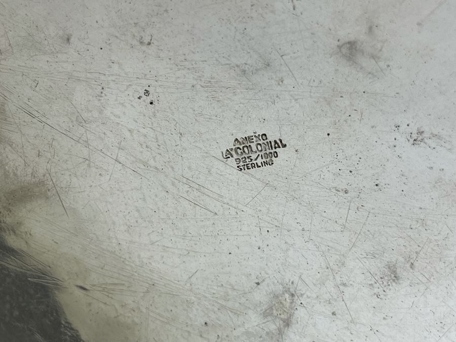 La Colonial Sterling Silver Oval Dish 10 X 7 362g $249 Melt Value [Photo 11]