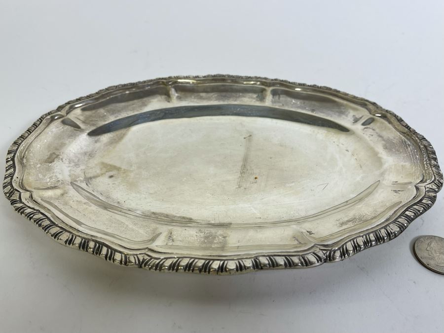 La Colonial Sterling Silver Oval Dish 10 X 7 362g $249 Melt Value [Photo 4]