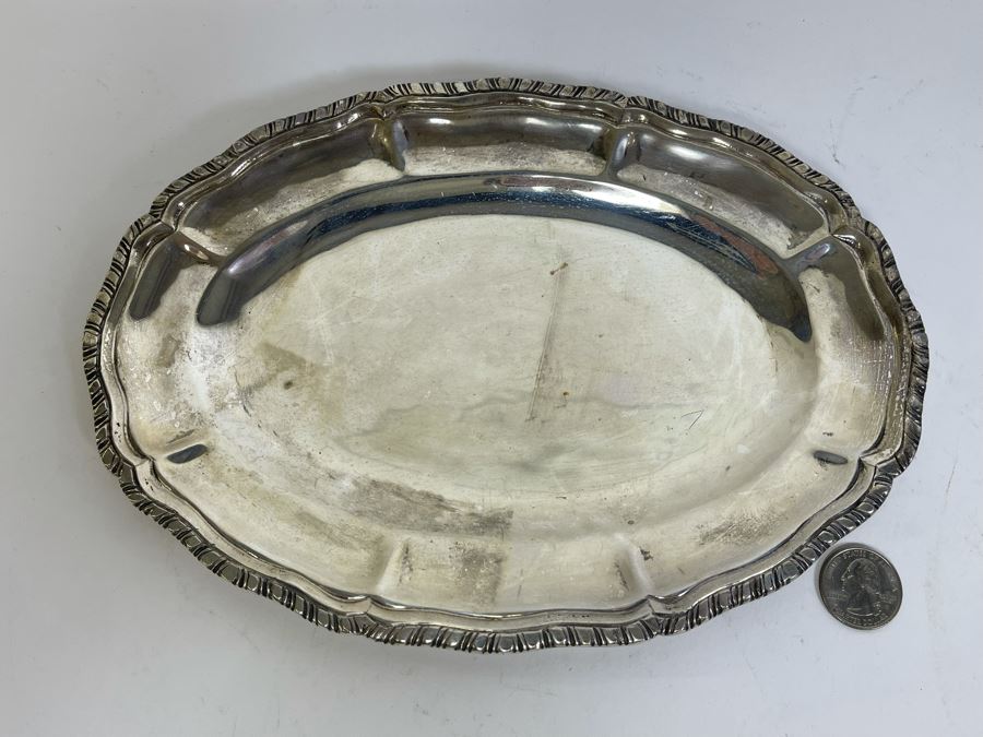 La Colonial Sterling Silver Oval Dish 10 X 7 362g $249 Melt Value