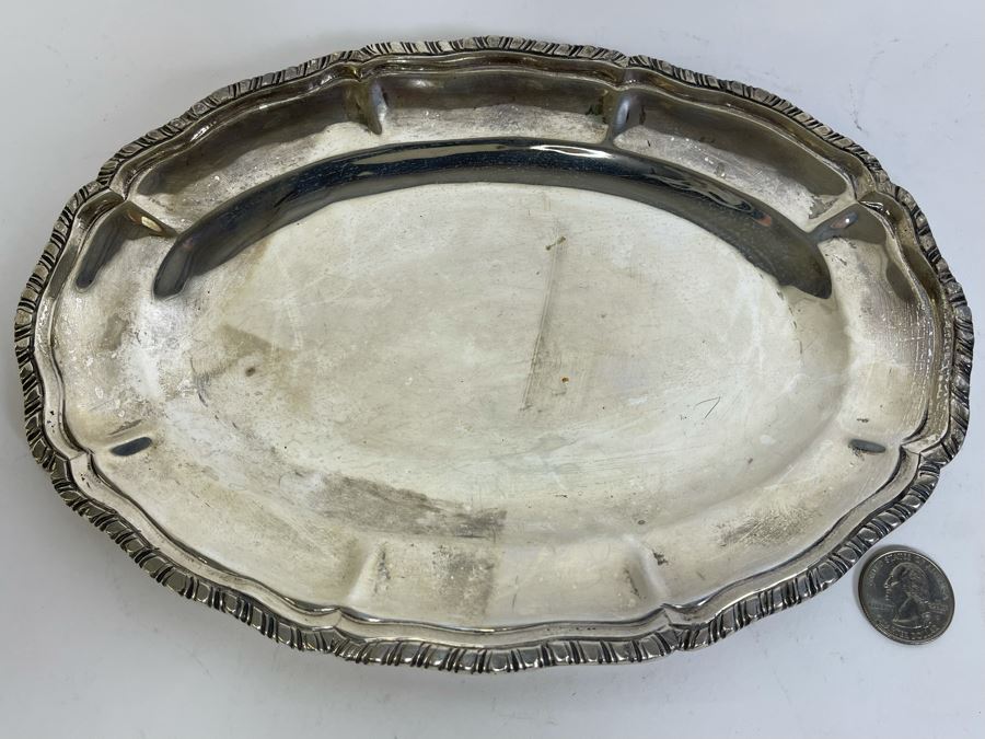 La Colonial Sterling Silver Oval Dish 10 X 7 362g $249 Melt Value [Photo 6]