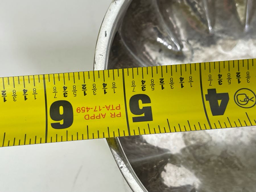 Impressive Sterling Silver Footed Bowl By Sanborns Mexico Sterling 5.5W X 2.25H 277g - $191 Melt Value [Photo 13]