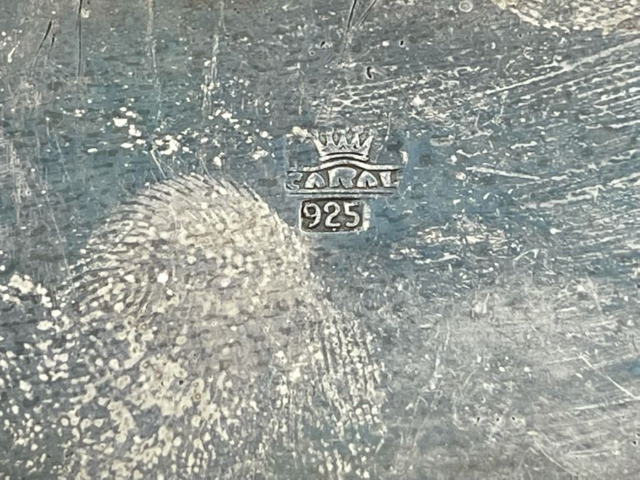 Sterling Silver Covered Butter Dish Caral Mexican 7W X 4D X 2.5H 313g $216 [Photo 12]