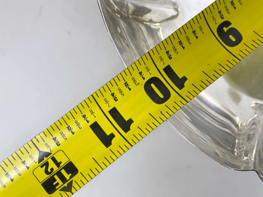 Mexican Sterling Silver 935 Footed Bowl 10.25W X 3H 684g $472 Melt Value [Photo 15]