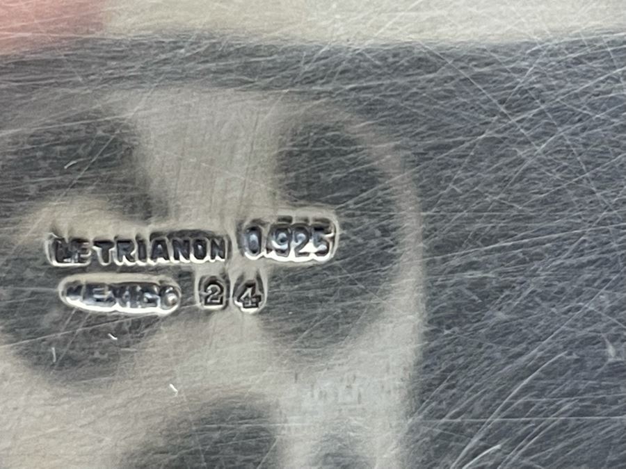 Large Sterling Silver Footed Bowl By Le Trianon Mexico 15W X 9D X 3.25H 869g $600 Melt Value [Photo 16]