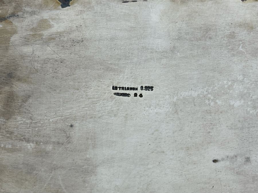 Large Sterling Silver Footed Bowl By Le Trianon Mexico 15W X 9D X 3.25H 869g $600 Melt Value [Photo 12]