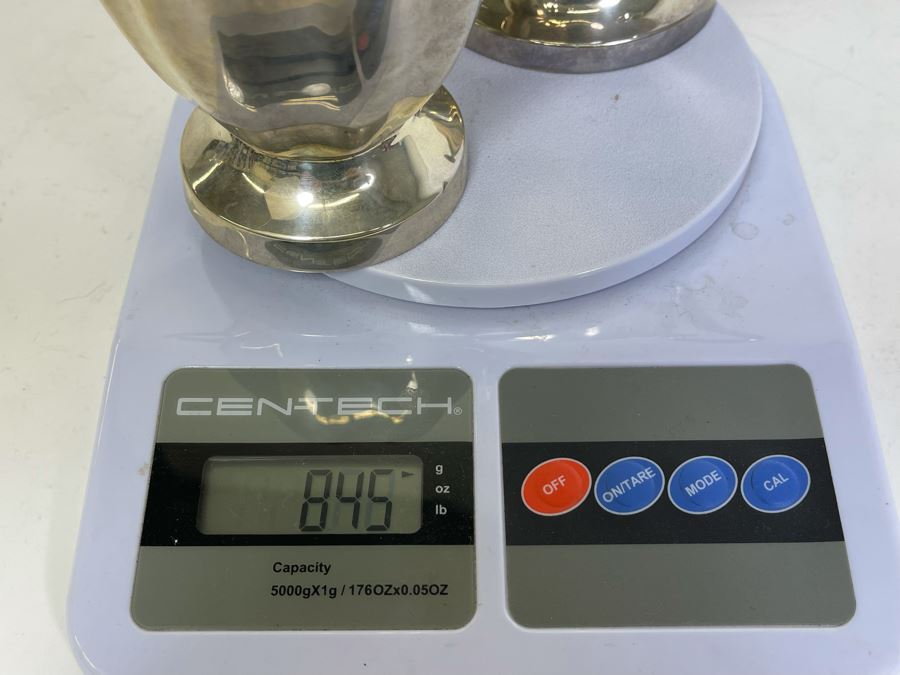 Sterling Silver Mid-Century Teapot 8W X 7H And Sugar Bowl By Kimberley Mexico 845g Melt Value $583 [Photo 15]