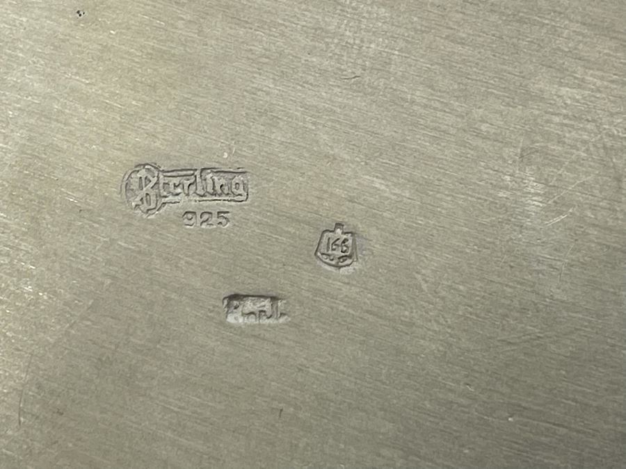 Six Sterling Silver Mexican 6.25'R Plates 1,180g $814 Melt Value [Photo 12]