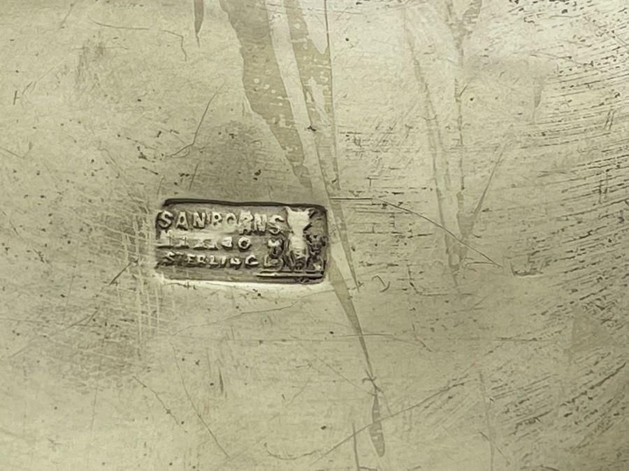 Sterling Silver Sanborns Mexican Ashtray Silent Butler 11W X 6D X 2H 541g [Photo 11]