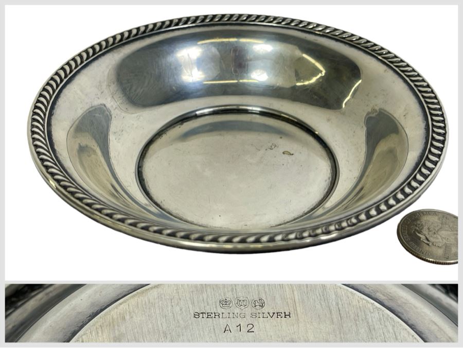 English Sterling Silver Bowl 5.25R X 1H 56g [Photo 1]