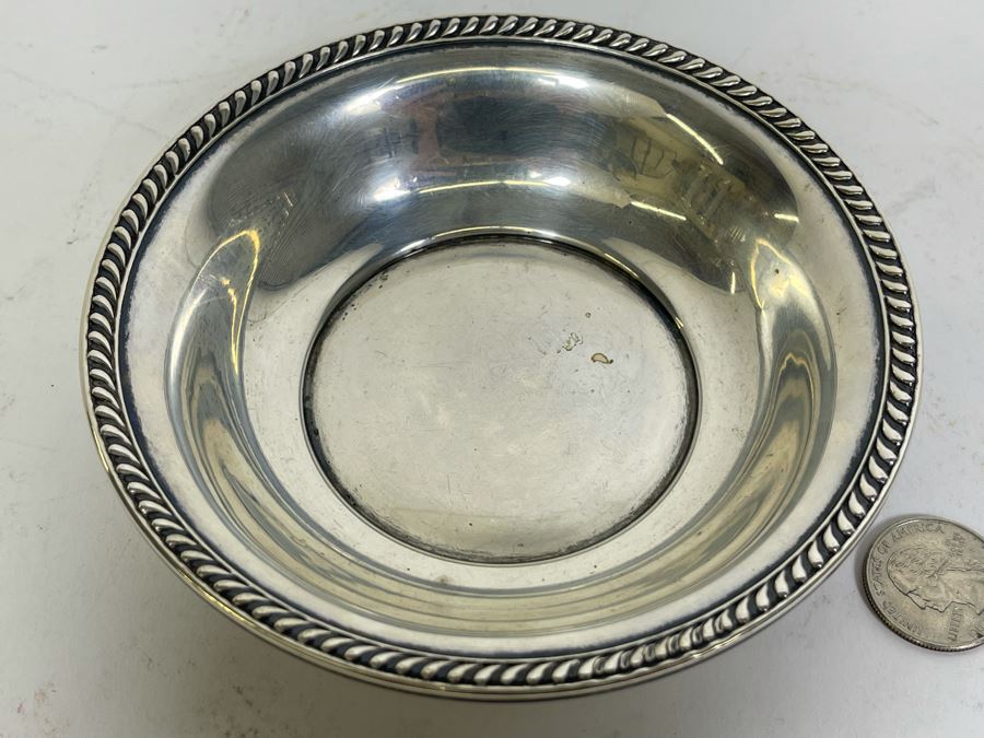 English Sterling Silver Bowl 5.25R X 1H 56g [Photo 4]
