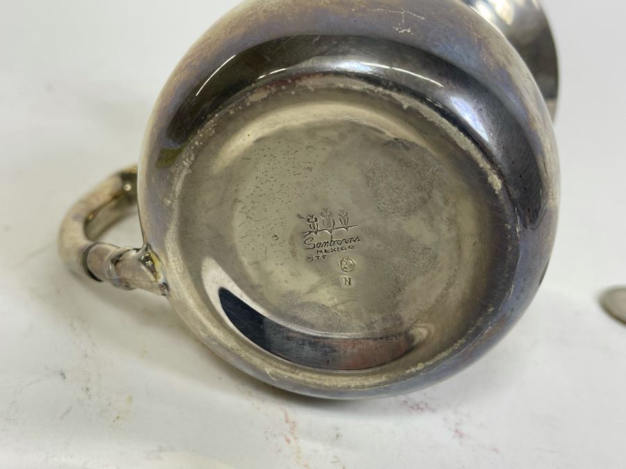 Sterling Silver Sanborns Mexico Creamer 4H 268g $185 Melt Value [Photo 9]