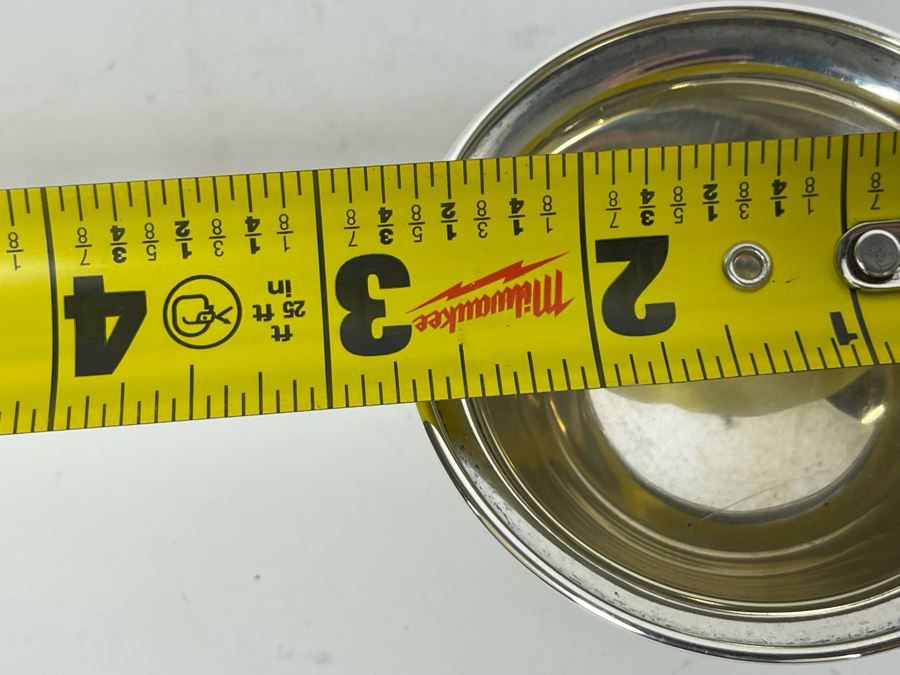 Pair Of Shreve & Co San Franciso Sterling Silver Salt Cellars With Spoons 2.75W X 1.75H 75g [Photo 10]