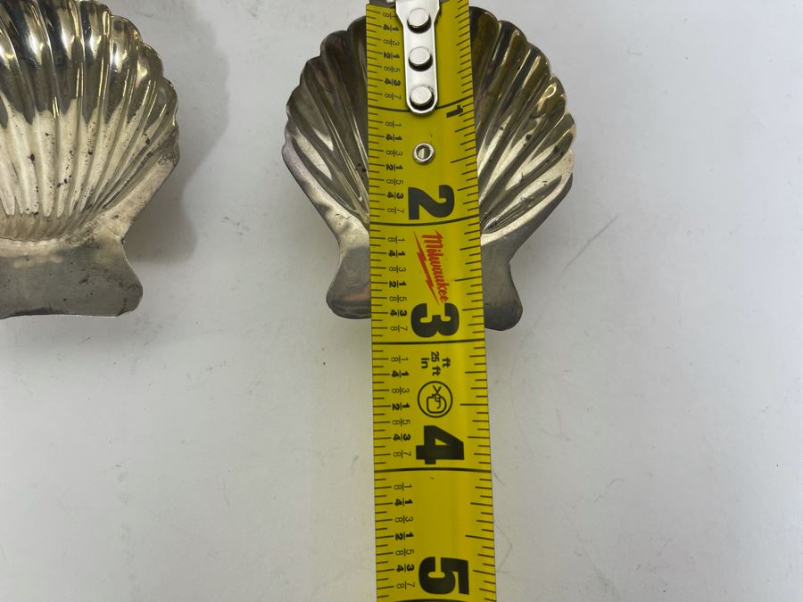 Six Sterling Silver Footed Shell Trays Dishes Mexico 2.5W X 3D X 0.5H 141g $97 Melt Value [Photo 10]