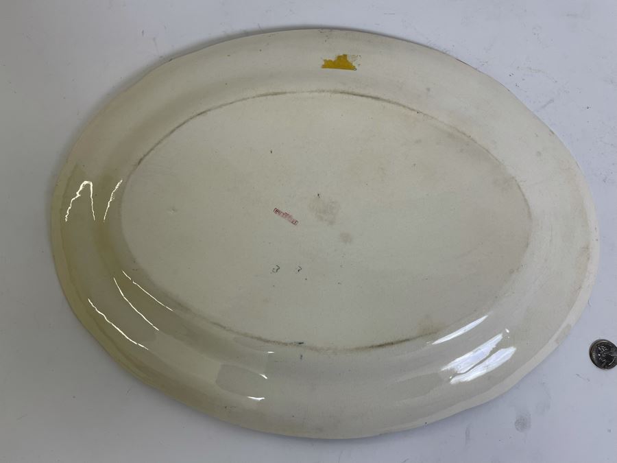 Vintage English Oval Platter 19 X 14 [Photo 4]