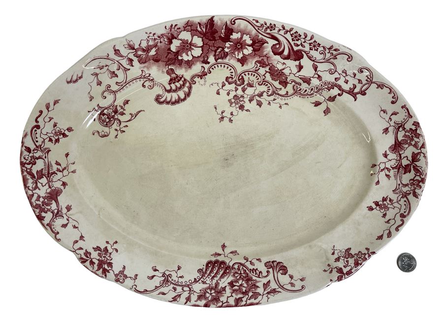 Vintage English Oval Platter 19 X 14 [Photo 1]