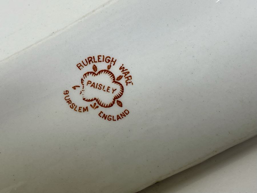 Vintage Burleigh Ware Paisley Burslem England Platter 15.5 X 12 [Photo 5]