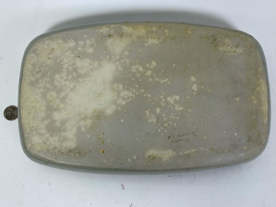 Signed Mexican Pottery 15W X 9.5D X 2H [Photo 7]