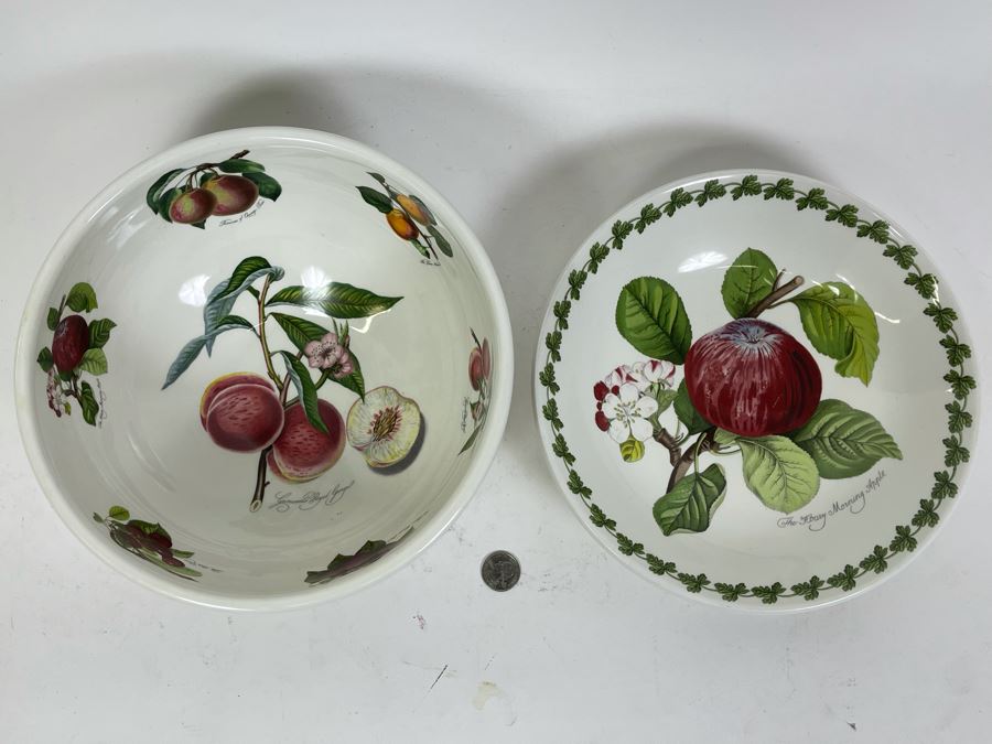 Pair Of Portmeirion Bowls 10.25R And 10R [Photo 3]