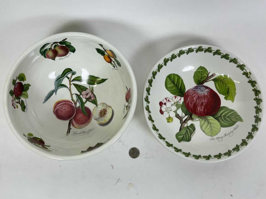 Pair Of Portmeirion Bowls 10.25R And 10R [Photo 2]