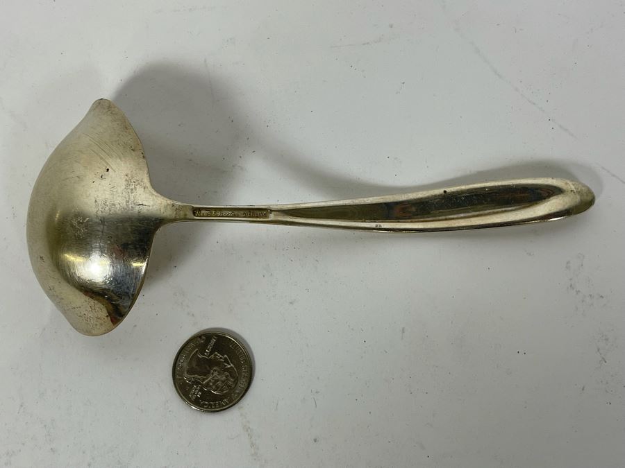 Sterling Silver Reed & Barton Laddle Spoon 85g [Photo 4]