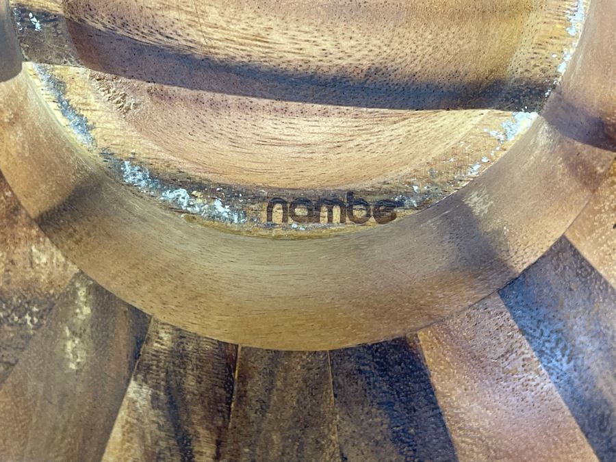 Gorgeous Nambe Wooden Bowl 13.25W X 7H [Photo 8]