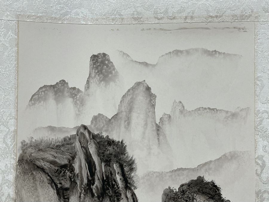 Impressive Original Chinese Landscape Modern Style Scroll Painting 8 X ...