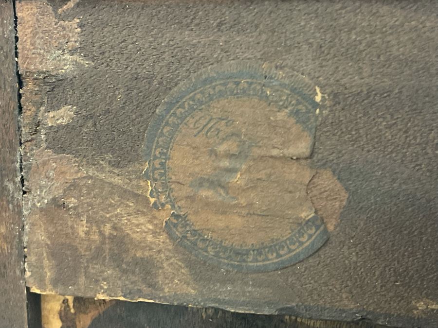 Vintage French Marquetry Serpentine Vitrine Display Cabinet 34W X 19D X 64H [Photo 21]