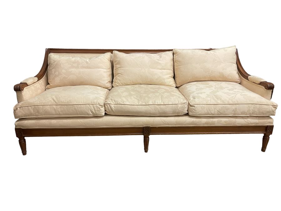 Elegant Wooden Neoclassical Style Sofa 78W X 33D X 30H [Photo 1]