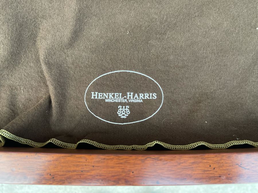 Stunning Mahogany Henkel-Harris Sideboard Buffet Credenza Cabinet With Felt Lined Silver Storage Drawer 76W X 23D X 38H [Photo 14]