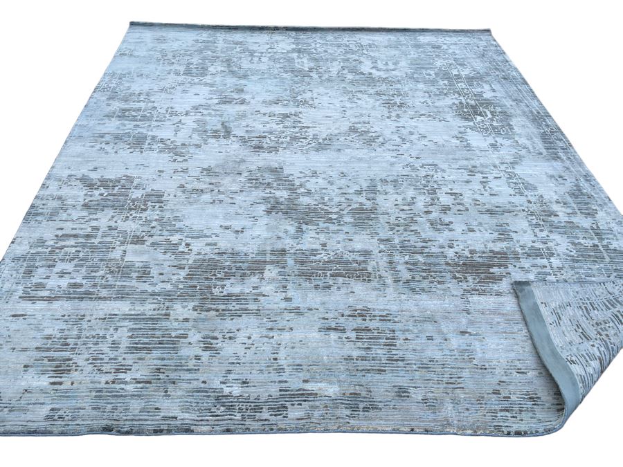 Large Contemporary Wool Area Rug 94.5 X 115 [Photo 1]