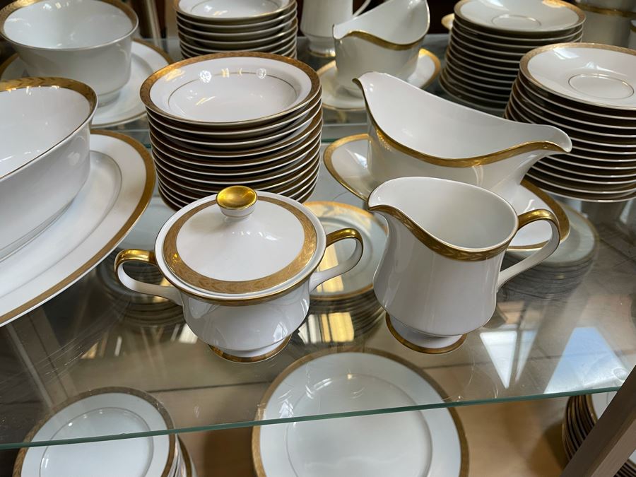 Last Minute Add - Sango Japanese China Set Royalty Gold Rim Pattern 3625 [Photo 3]