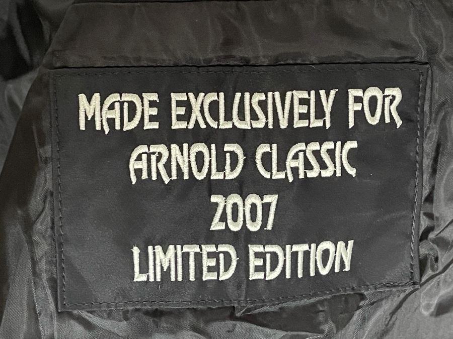 Tony Nowak Original Jacket 2007 Limited Edition Made Exclusively For The Arnold Schwarzenegger Classic Body Building Size XXXXL [Photo 6]