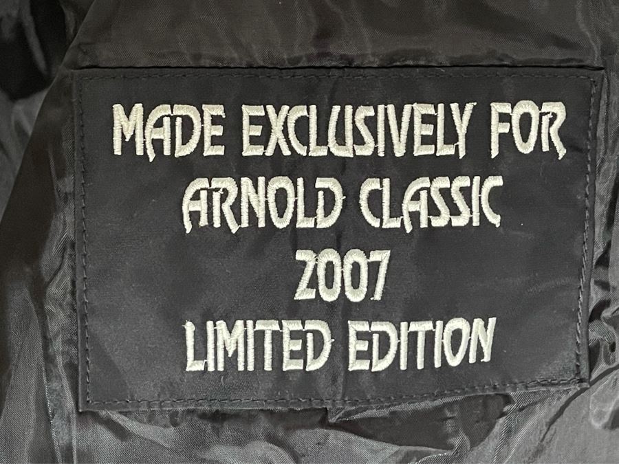 Tony Nowak Original Jacket 2007 Limited Edition Made Exclusively For The Arnold Schwarzenegger Classic Body Building Size XXXXL [Photo 7]