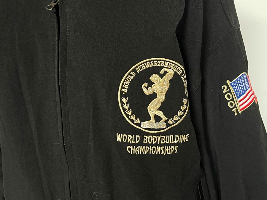 Tony Nowak Original Jacket 2007 Limited Edition Made Exclusively For The Arnold Schwarzenegger Classic Body Building Made For Jon Jon Size L [Photo 4]