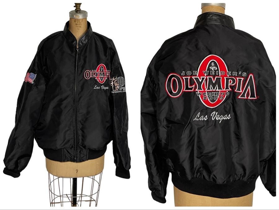 Tony Nowak Original Jacket 2009 Limited Edition Made Exclusively For Joe Weider's Olympia Weekend Las Vegas Body Building Size XL [Photo 1]