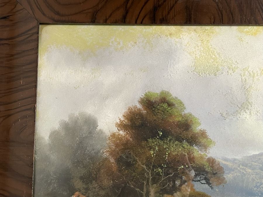 William Henry Chandler (1854-1928) Pastel Painting Framed 39.5 X 17.5 Framed 45 X 23.5 [Photo 9]