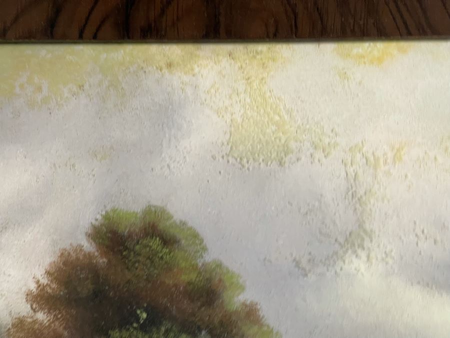 William Henry Chandler (1854-1928) Pastel Painting Framed 39.5 X 17.5 Framed 45 X 23.5 [Photo 10]