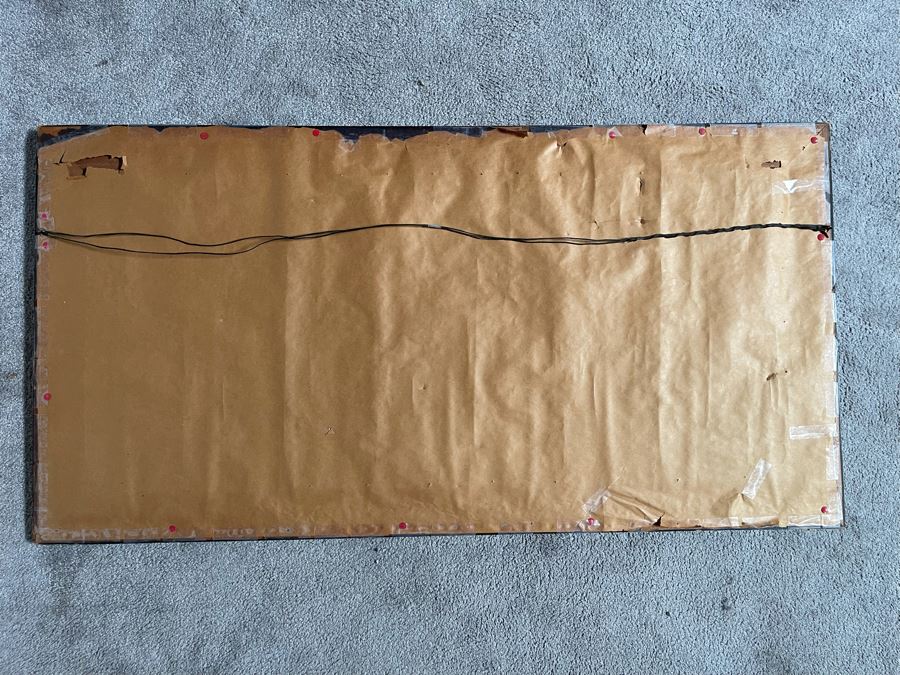 William Henry Chandler (1854-1928) Pastel Painting Framed 39.5 X 17.5 Framed 45 X 23.5 [Photo 19]