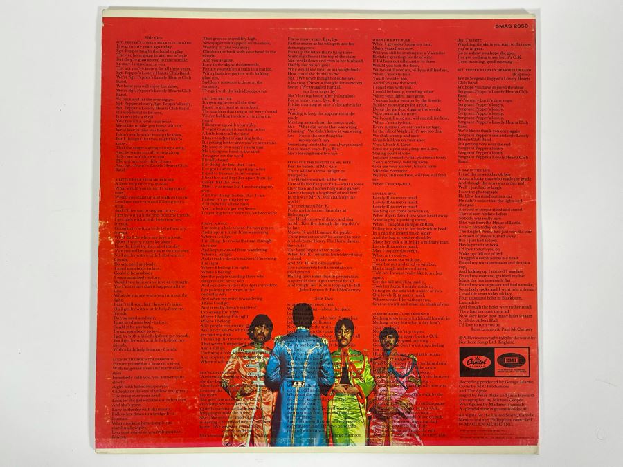 The Beatles Sgt. Pepper's Lonely Hearts Club Band Vinyl Record [Photo 6]