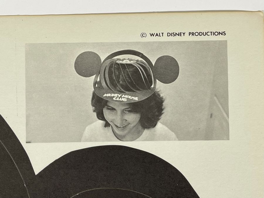 Vintage Walt Disney Productions Mickey Mouse Club Paper Ears New Old Stock 18 X 12 [Photo 5]